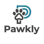 Pawkly Minimalist Pet Brand Icon for Dogs and Cats
